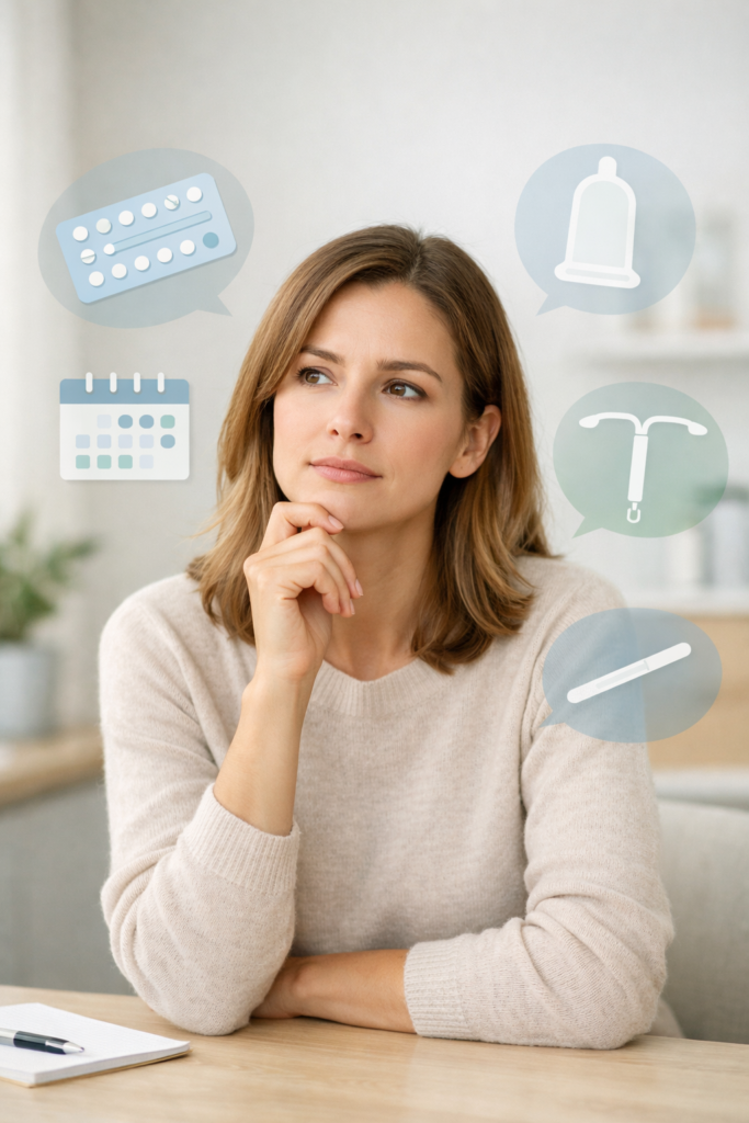 mulher metodos contraceptivos